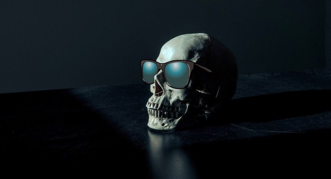 Skull Man Missing 8 Years Found On Fireplace Mantle Wearing Sunglasses