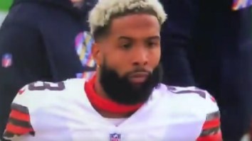 An Upset Odell Beckham Jr. Takes Off Cleats With 8 Minutes Left In Game, Talks Trash To Heckling Steelers Fans On The Sidelines During Blowout Loss