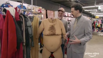 Sasha Baron Cohen Says He Was “Fortunate” To Make It Out Of A ‘Borat 2’ Scene “In One Piece”