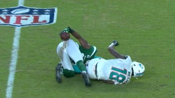 NY Jets DB Marcus Maye Catches Interception With His Butt And The Internet Had Jokes