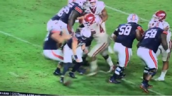 Fans Blast SEC Refs For Screwing Arkansas Over Non-Fumble Call On Auburn At End Of Game