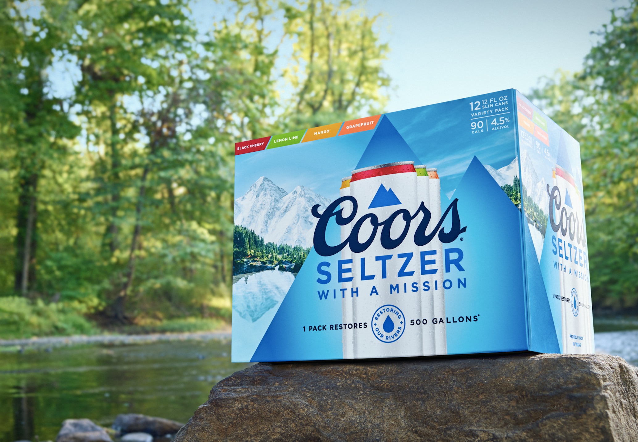 Coors Hard Seltzer Now Exists And It Comes With A Mission To Save America's Rivers BroBible