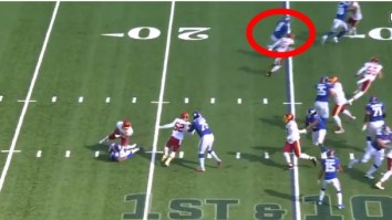 Giants QB Daniel Jones Fooled The FOX Cameraman With Incredible Fake During 49-Yard Run