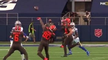 Jarvis Landry Throws Impressive 37-Yard TD Pass To Odell Beckham Jr Off Amazing Trick Play