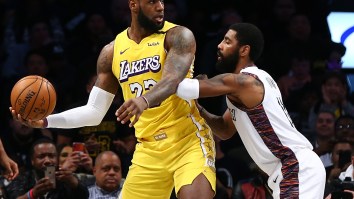 Kyrie Irving Blames The Media For Saying He Threw Shade At LeBron James After He Obviously Did Exactly That