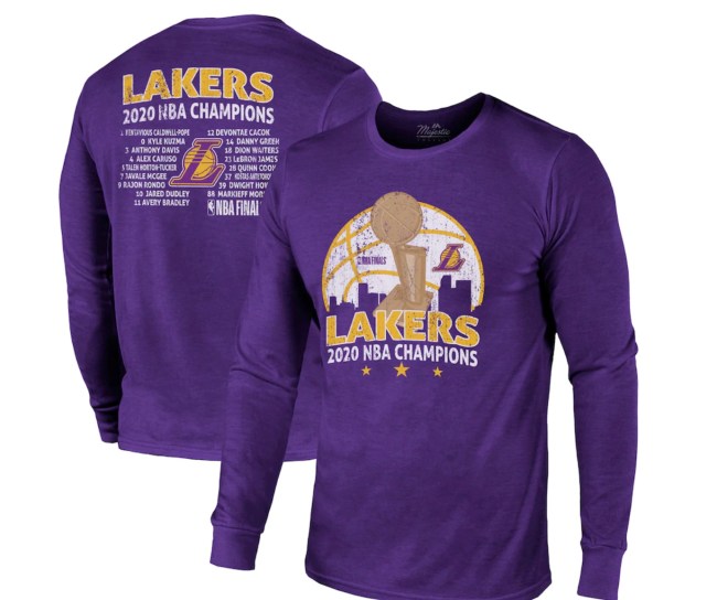 Los Angeles Lakers Fanatics Branded 17-Time NBA Finals Champions