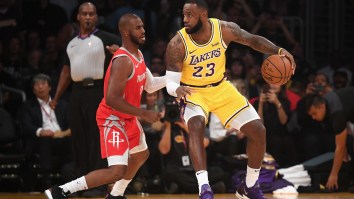 NBA Execs See LeBron James Using His Influence To Get Chris Paul To The Lakers This Offseason