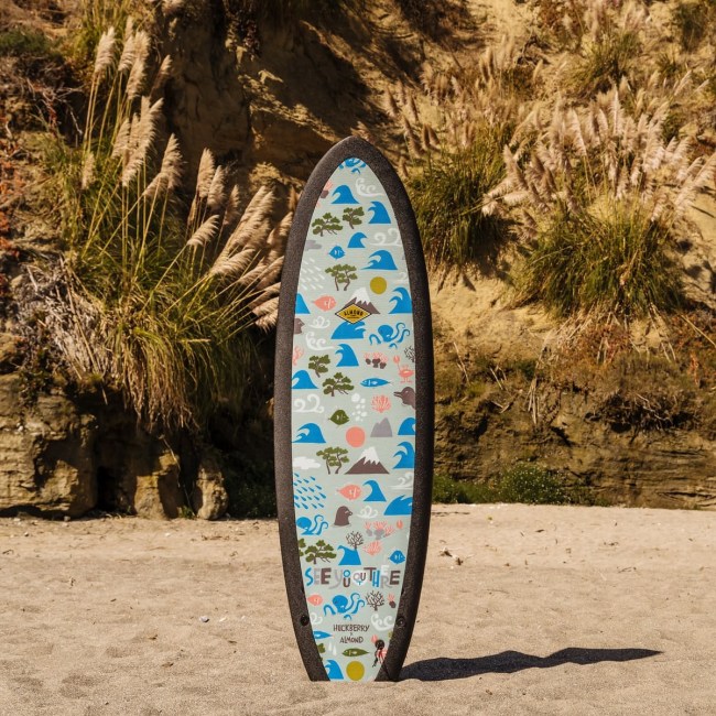 R Series Almond x Huckberry Surfboards Yusuke Hanai