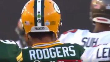 Fans Accuse Aaron Rodgers Of Spitting At Ndamukong Suh During Heated Exchange