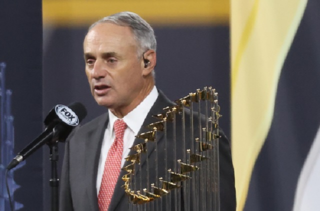 Rob Manfred Booed During Speech Presenting World Series MVP Trophy