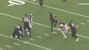 NFL  Fans Mock Jets QB Sam Darnold With ‘Seeing Ghosts’ Comments After He Embarrassingly Slips And Falls In The Backfield