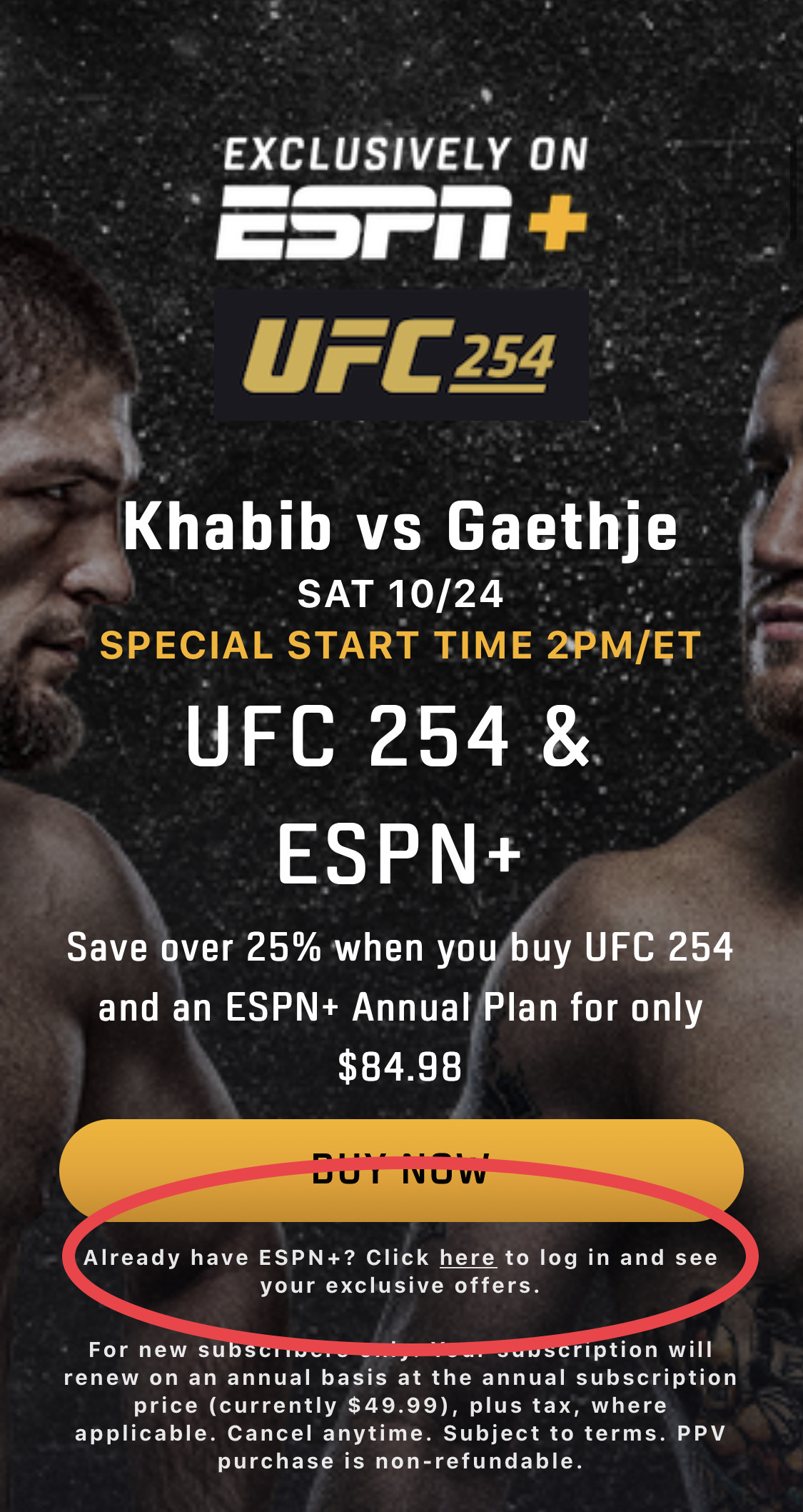 UFC 254 Stream - How To Watch Khabib vs. Gaethje - BroBible