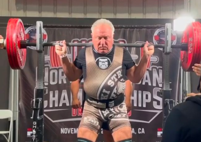 71-year-old powerlifting world record setter