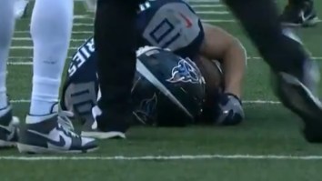 Titans’ Adam Humphries Knocked Silly And Carted Off Field After Brutal Hit To Head
