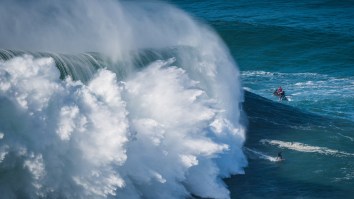 The Most Brutal Wipeouts From Nazare’s Hurricane Swell Which Saw Some Of The Biggest Waves In Surfing History
