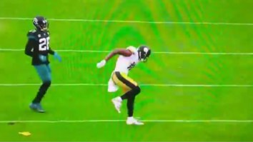 Steelers’ JuJu Smith-Schuster Bizarrely Injures Himself After Stepping On Ref’s Penalty Flag