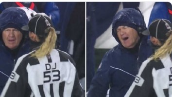Disgusted Bill Belichick Cursing After Ref’s Sideline Explanation During Pats-Ravens Game Becomes An Instant Meme