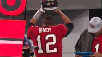 A Visibly Frustrated Tom Brady Slams His Helmet On The Sideline And Gets Instantly Mocked By NFL Fans