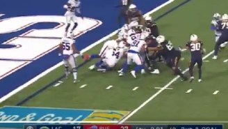 Chargers QB Justin Herbert Gets Absolutely Destroyed After His Offensive Line Doesn’t Block For Him During QB Sneak