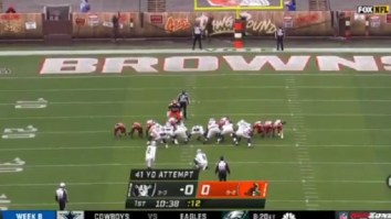 Insane Cleveland Wind Makes Raiders Miss 41-Yard Field Goal