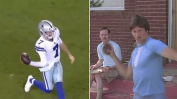 Cowboys QB Ben DiNucci Throws Absolutely Terrible Sidearm Pass And Gets Immediately Compared To Uncle Rico