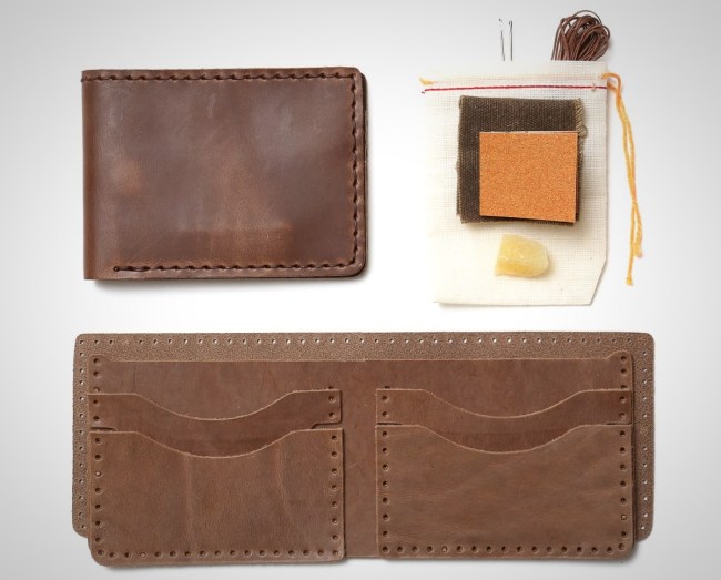 DIY Horween Leather Wallet Kit