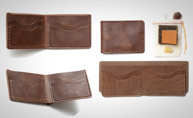 DIY Horween Leather Wallet Kit