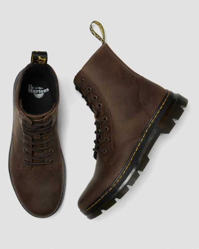 Dr. Martens Combs Crazy Horse Leather Casual Boots