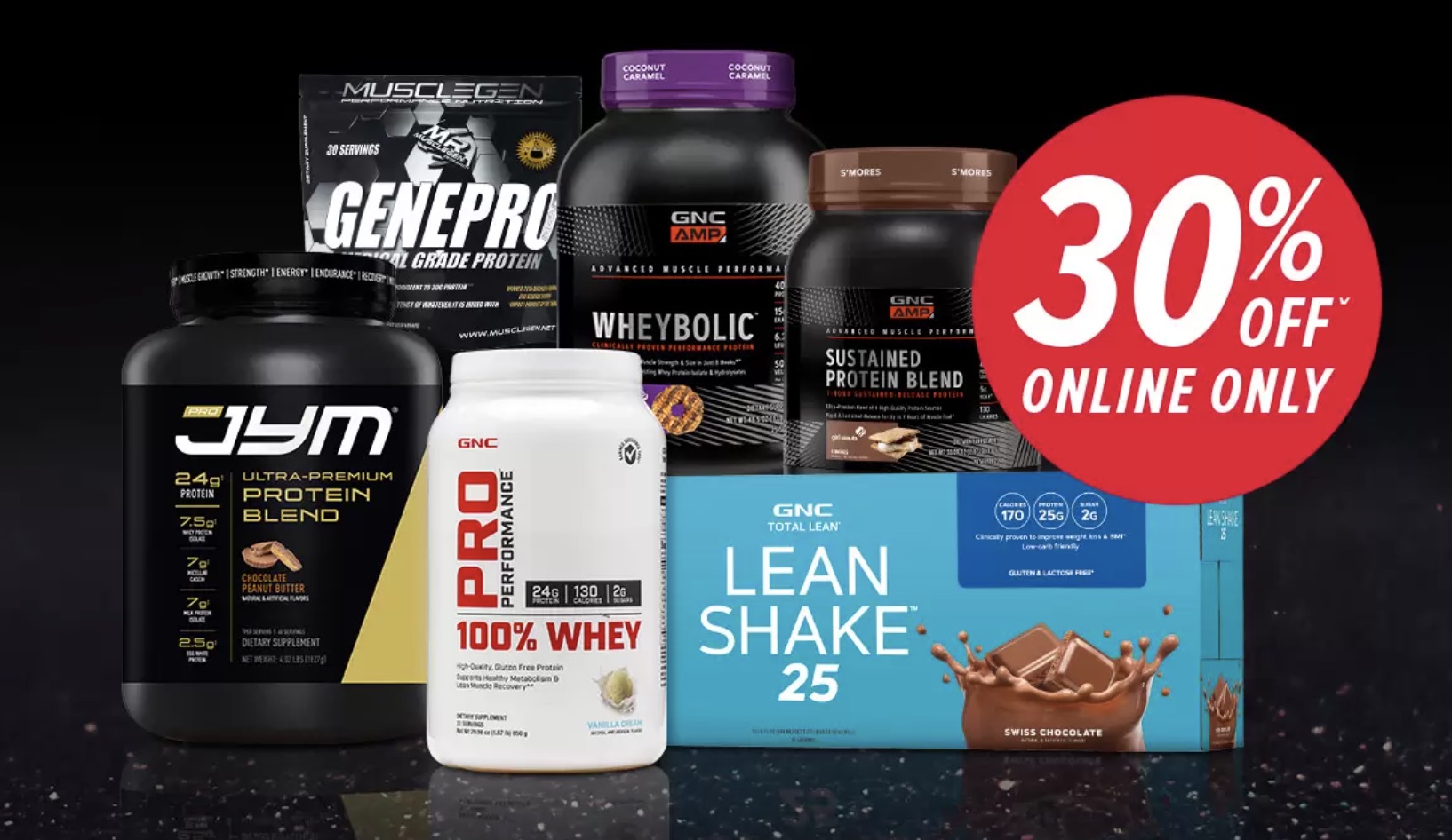 GNC Cyber Weekend Sale 30 Off Site Wide To Stock Up On Protein