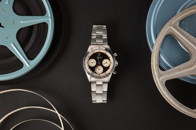 Iconic Hollywood watches auction James Bond Rolex Paul Newman