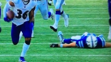 Colts’ Philip Rivers Made One Of The Worst Tackle Attempts In NFL History Vs Ravens