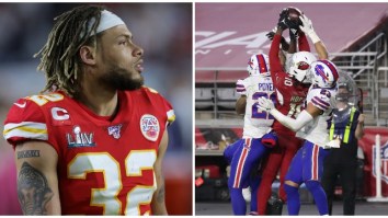 Tyrann Mathieu Clowns The Texans After DeAndre Hopkins’ Catch Exposes Their Stupidity Yet Again