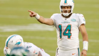 Ryan Fitzpatrick Basically Rocks Booty Shorts During Dolphins Practice As A Cool Tribute To Ex-Teammate