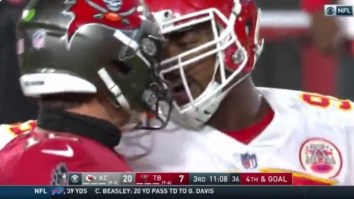 Tom Brady And Chris Jones Get In Each Other’s Faces Again During Heated Exchange In Bucs-Chiefs Game