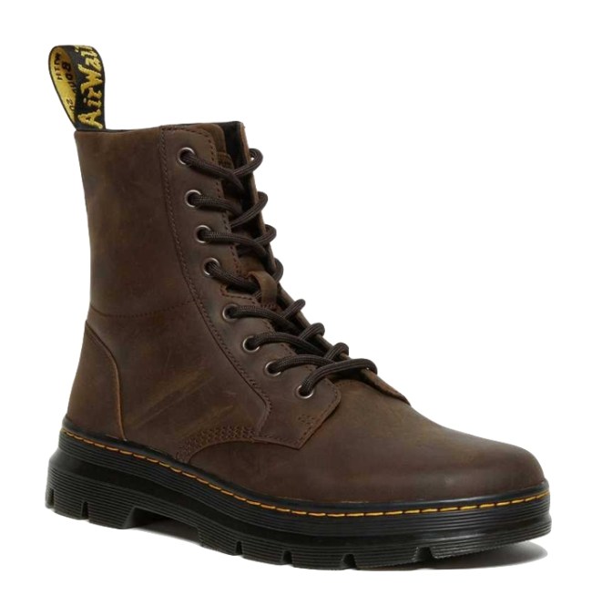 Dr. Martens Combs Crazy Horse Leather Casual Boots