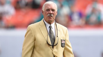 72′ Dolphins LB Larry Csonka Sparks Up Cigar After Washington Beats The Previously Undefeated Pittsburgh Steelers