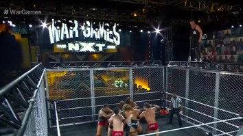 Pat McAfee’s Performance At ‘NXT Takeover: WarGames’ Was Impressive As Hell – Here Are Some Of His Craziest Moments