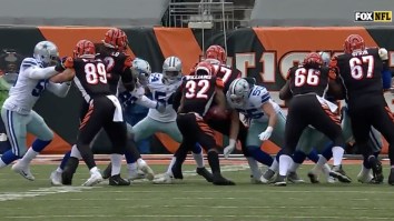 The Bengals’ Butt Fumble Resulted In Long Scoop-And-Score, Officially Taking Mark Sanchez Off Of The Hot Seat