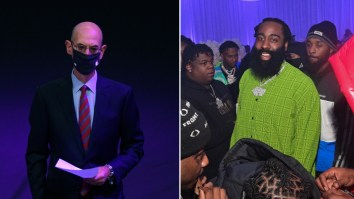 Fans Blast NBA Commissioner Adam Silver After He Said He Didn’t Suspend James Harden Over Maskless Club Video Because ‘It’s Christmas’