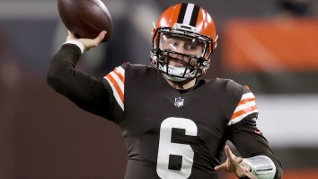 Baker Mayfield’s Overshot Hail Mary At End Of 1st Half On ‘MNF’ Was The Longest Pass Ever Recorded In NFL Game