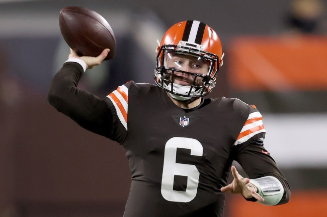 Baker Mayfield's Hail Mary to end the first half on Monday Night Football was the longest pass ever recorded in an NFL game