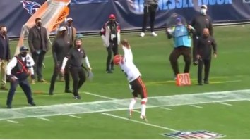 Baker Mayfield Makes Acrobatic Tip-Toe Catch During Browns Trick Play Vs Titans