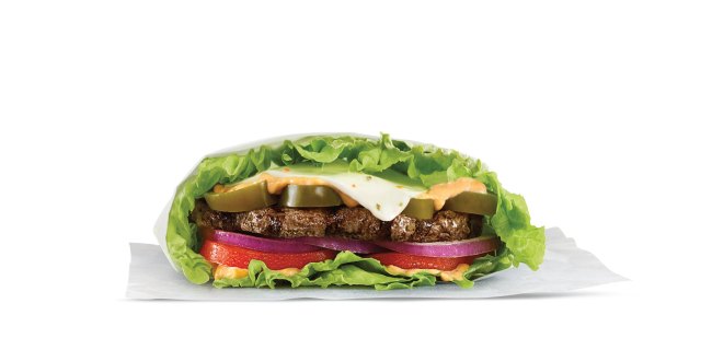 carls jr lettuce wrapped burgers
