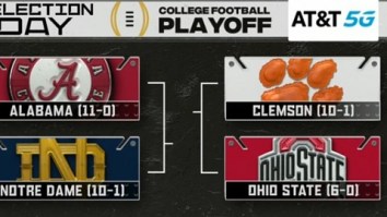 College Football Fans Blast Playoff Selection Committee For Including Notre Dame In Top 4 After They Got Blown Out By Clemson