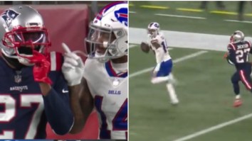 Patriots’ JC Jackson Talks Trash To Bills’ WR Stefon Diggs Then Gets Torched For 50-Yard TD By Diggs A Few Minutes Later