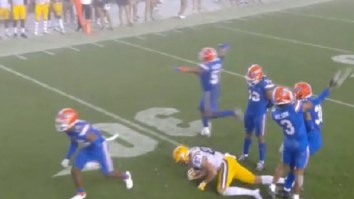 Florida DB Marco Wilson Commits Bonehead Play Of The Year After He Cost Team The Game By Throwing LSU Player’s Shoe Down The Field