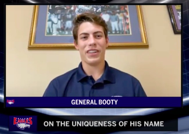 General Booty is a college football recruit who committed to Liberty University