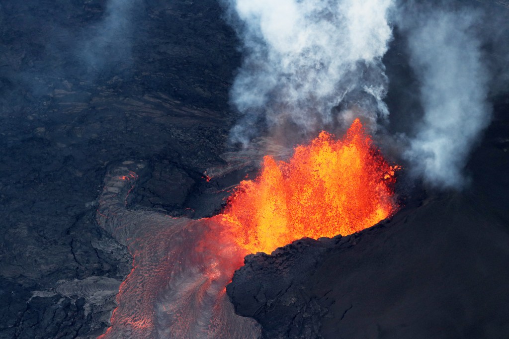Kilauea Volcano Hawaii eruption