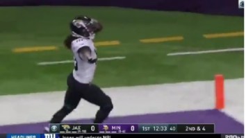 Terrible Pass By Mike Glennon Hits Vikings Defender In The Shoulder, Turns Into Bizarre Jaguars Touchdown
