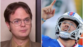 Josh Allen Had A Perfect Response For Rainn Wilson After ‘The Office’ Star Complimented Him On Twitter